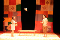 Vininho (Rafael Morpanini) e Menina (Luana Melo)